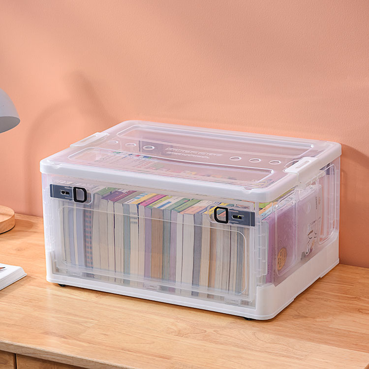 Différents types de boîtes de stockage en plastique pliables transparentes pour la personnalisation de différents clients