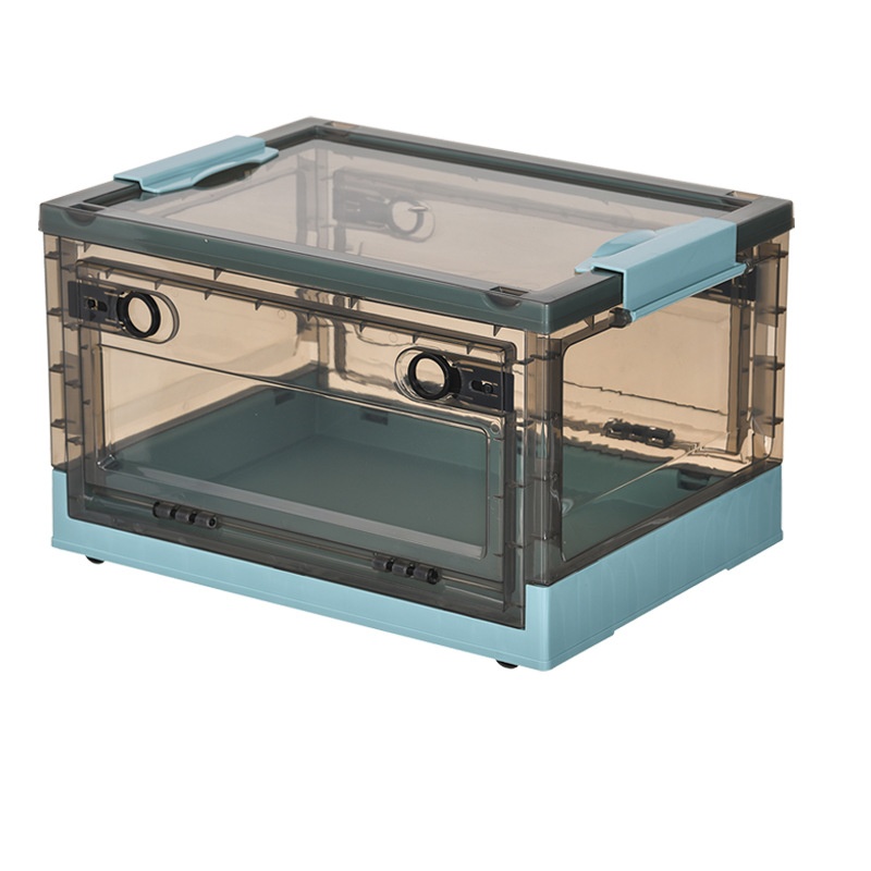 Boîte de rangement en plastique pliable à pliage